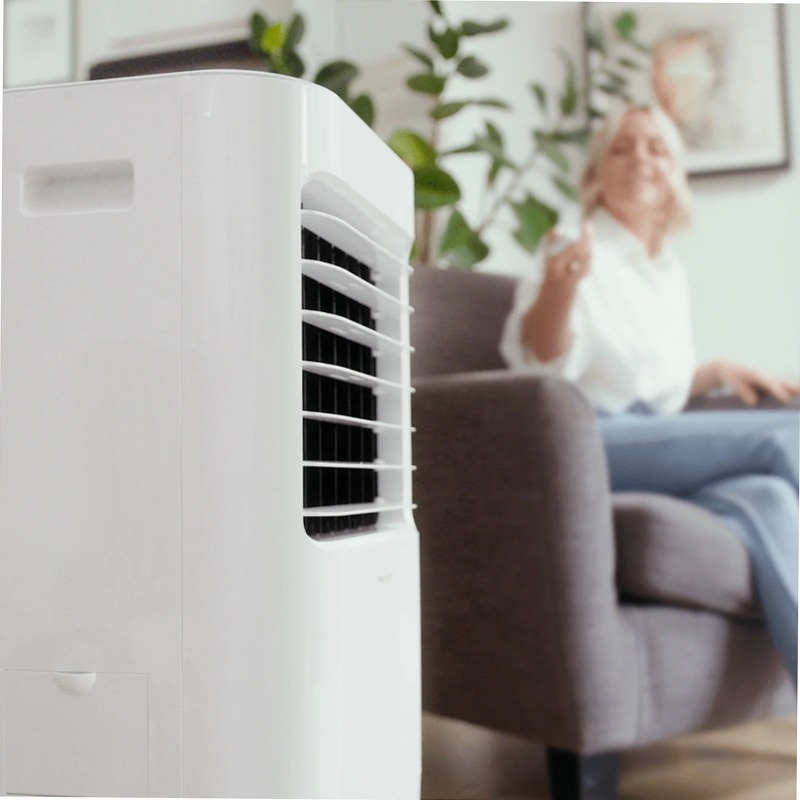 Raffreddatore d'aria portatile: 4 modalità, 3 velocità & display LED
