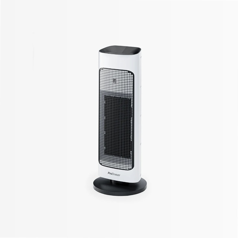 Termoventilatore a torre in ceramica da 2000 W Bianco