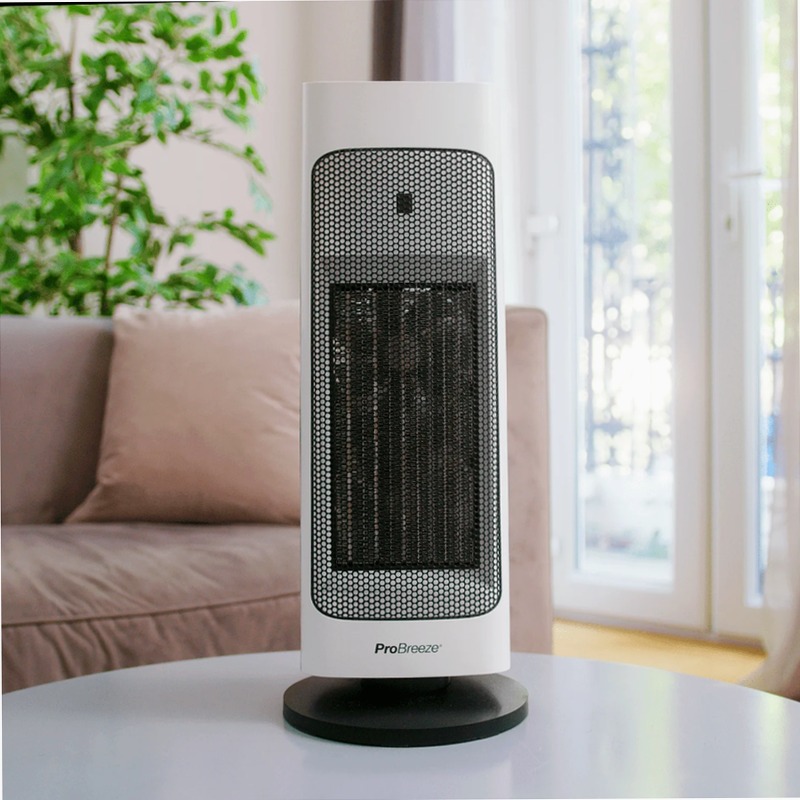 Termoventilatore a torre in ceramica: riscaldamento veloce e sicuro