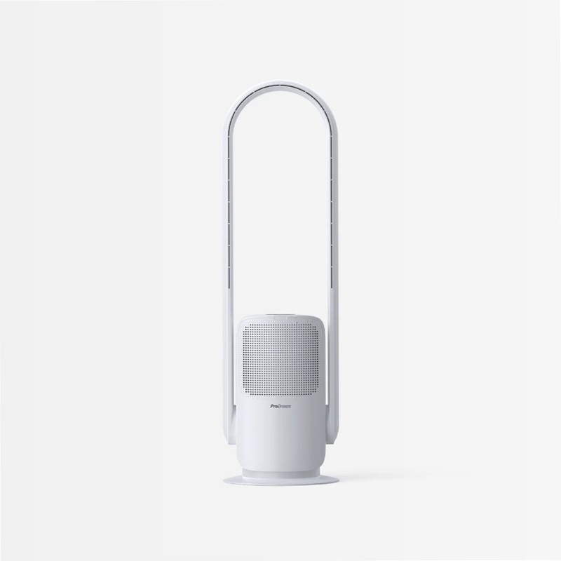 Ventilatore a torre senza pale e purificatore d'aria