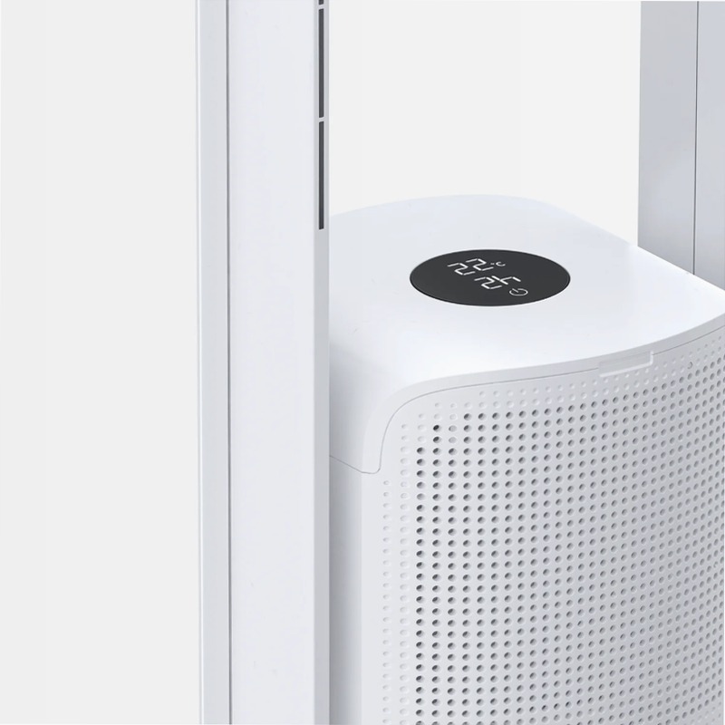 Ventilatore a torre senza pale e purificatore d'aria