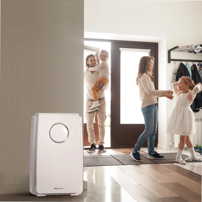 Purificatore d'aria 5 in 1 con filtro HEPA