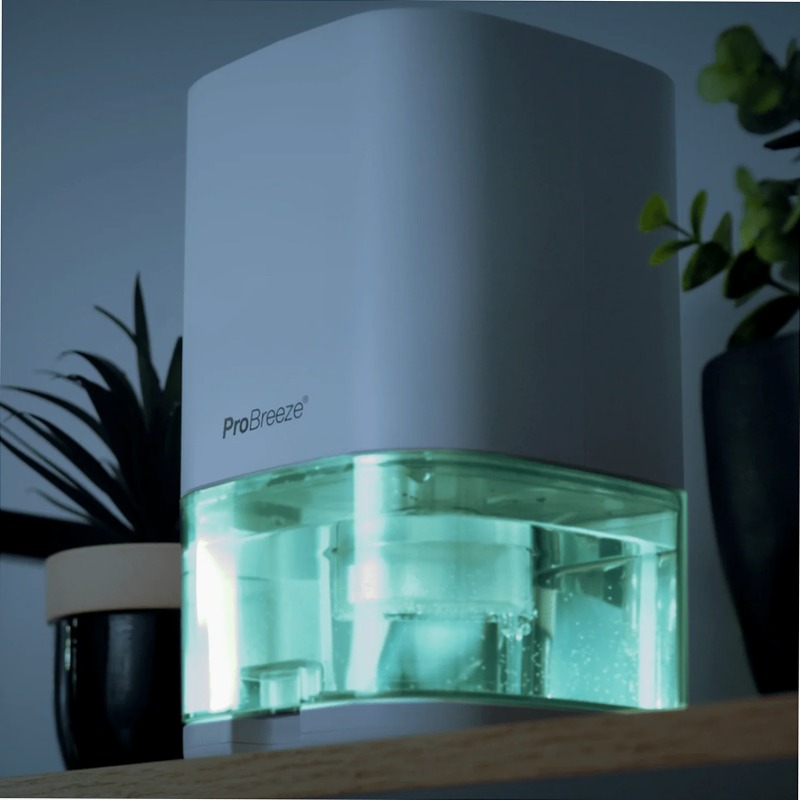 Deumidificatore da 1000 ml con timer e luce LED
