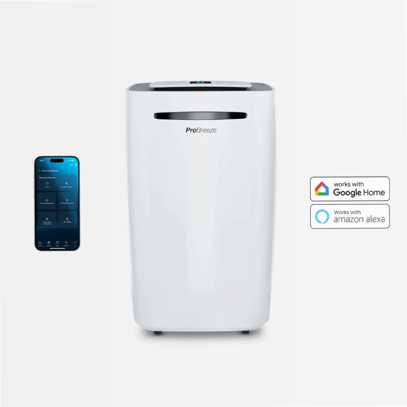 20L Dehumidifier with Max Extraction Laundry Mode and Smart App Control