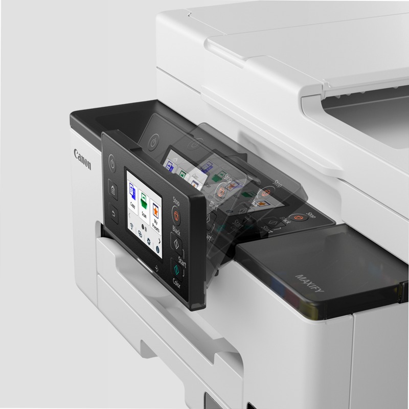 Stampante multifunzione inkjet a colori ricaricabile wireless MegaTank Canon MAXIFY GX2050 + 2 flaconi di inchiostro nero aggiuntivi