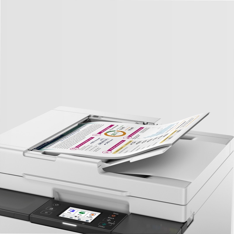 Stampante multifunzione inkjet a colori ricaricabile wireless MegaTank Canon MAXIFY GX2050 + 2 flaconi di inchiostro nero aggiuntivi
