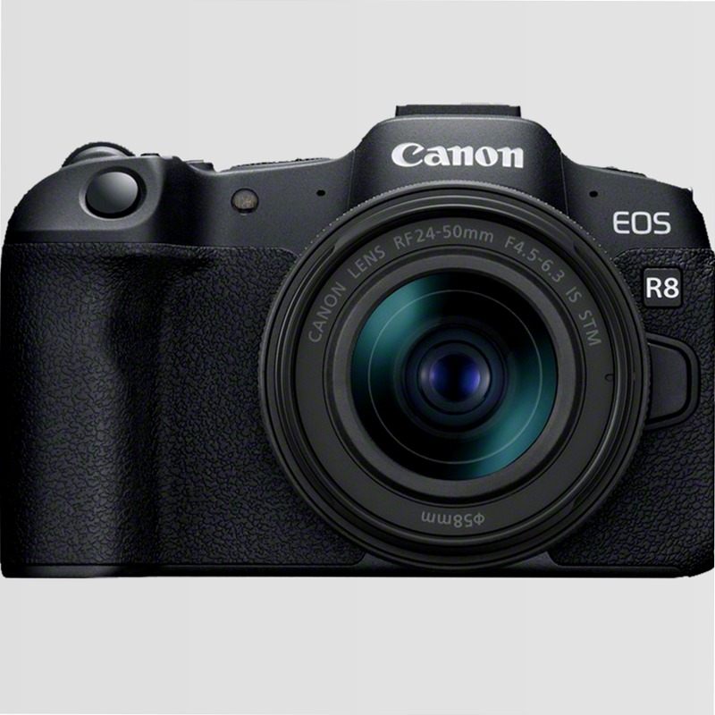 Fotocamera Mirrorless Canon EOS R8 + Obiettivo RF 24-50mm F4.5-6.3 IS STM