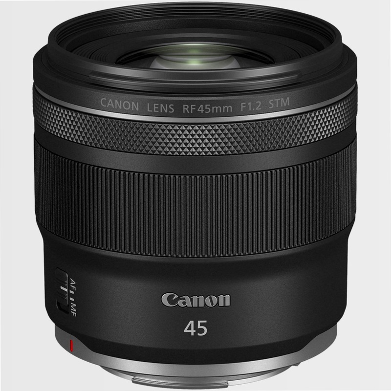 Obiettivo Canon RF 45mm F1.2 STM 1.2f/