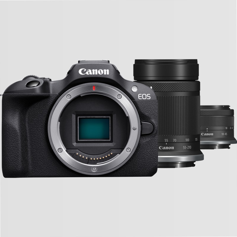 Fotocamera Mirrorless Canon EOS R100 + Obiettivi RF-S