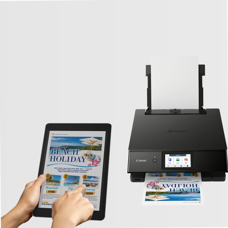 Canon PIXMA TS8750 - Stampante fotografica multifunzione Cartucce 15ppm