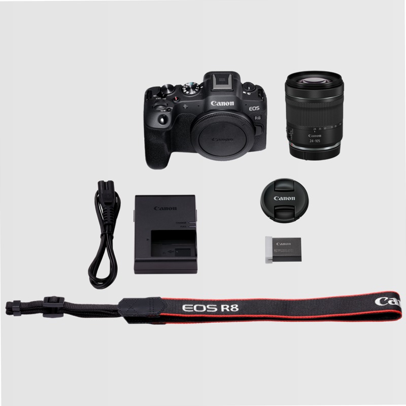 Fotocamera Mirrorless Canon EOS R8 e Obiettivo RF 24-105mm F4.0-7.1 IS STM