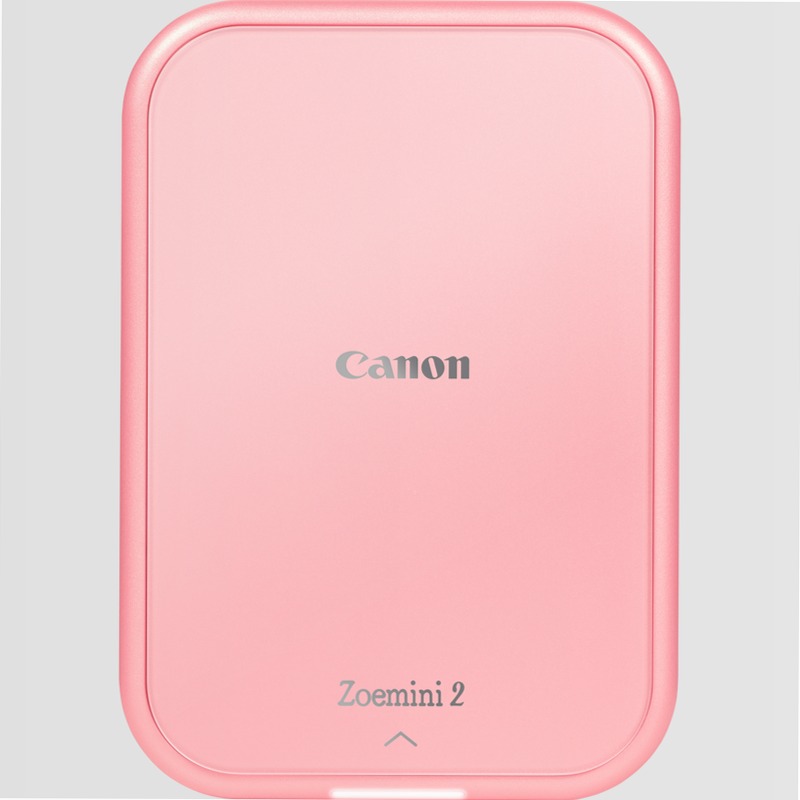Stampante fotografica portatile a colori Canon Zoemini 2, rosa gold + Carta fotografica ZINK™ 5 x 7,6 cm (20 fogli) + Carta adesiva circolare ZINK™ 3,3 cm (10 fogli) 50ppm