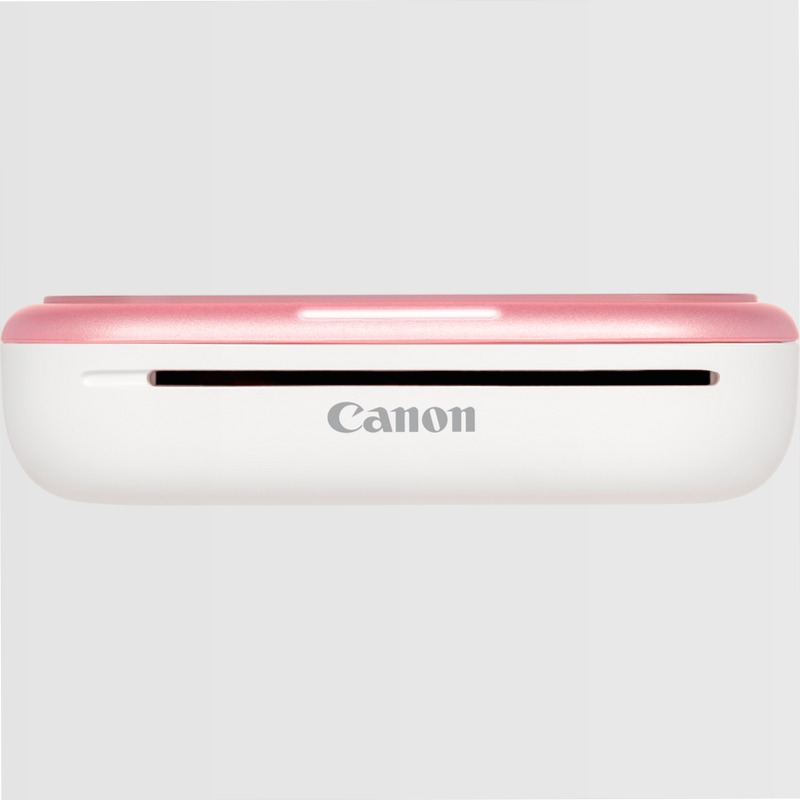 Stampante fotografica portatile a colori Canon Zoemini 2, rosa gold + Carta fotografica ZINK™ 5 x 7,6 cm (20 fogli) + Carta adesiva circolare ZINK™ 3,3 cm (10 fogli) 50ppm