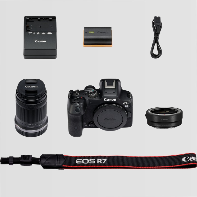 Fotocamera Mirrorless Canon EOS R7 + Obiettivo RF-S 18-150mm 3f/