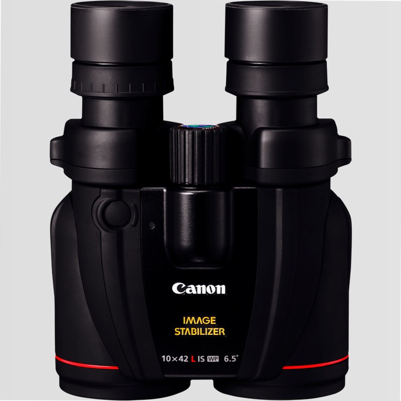 Binocoli portatili Canon 10x42L IS dotati di luminose ottiche serie L, impermeabili, resistenti a qualsiasi condizione atmosferica