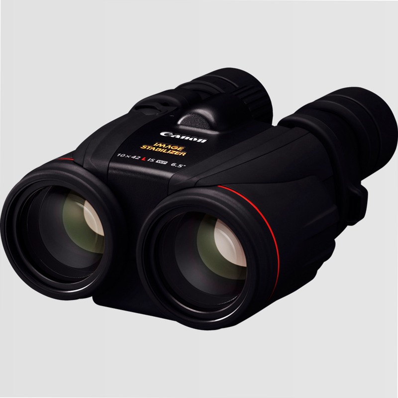 Binocoli portatili Canon 10x42L IS dotati di luminose ottiche serie L, impermeabili, resistenti a qualsiasi condizione atmosferica