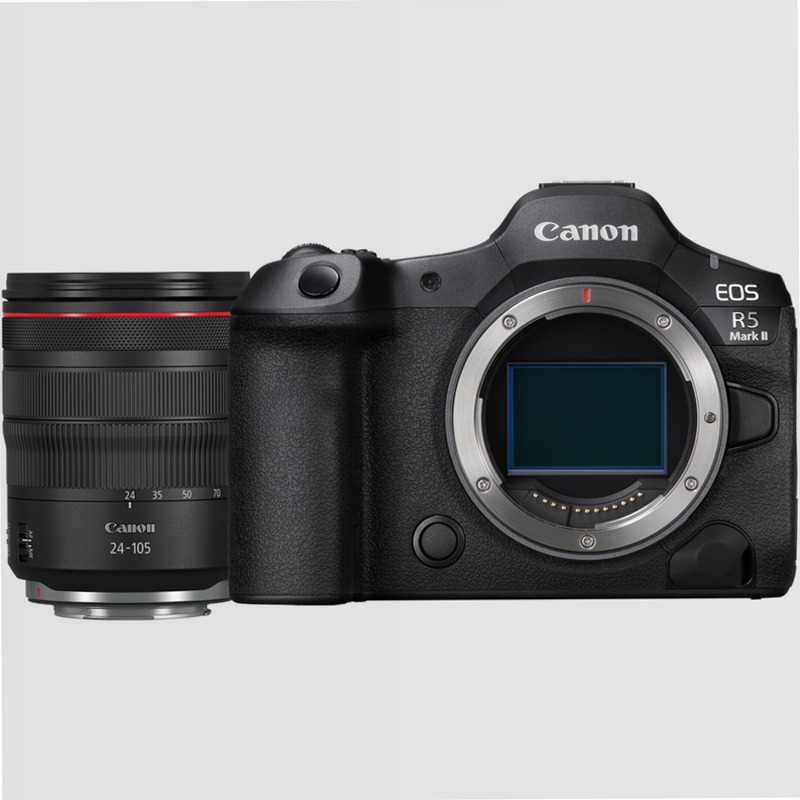 Fotocamera Mirrorless Canon EOS R5 Mark II + Obiettivo RF 24-105mm F4 L IS USM