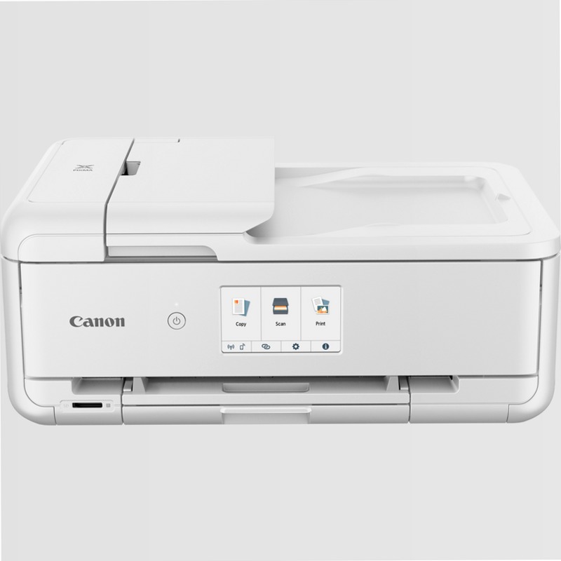 Stampante fotografica wireless inkjet a colori multifunzione Canon PIXMA TS9551Ca, Bianca