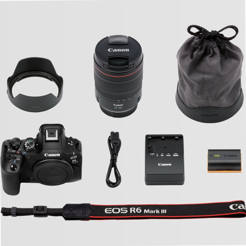 Fotocamera Mirrorless Canon EOS R6 Mark III + Obiettivo RF 24-105mm F4 L IS USM