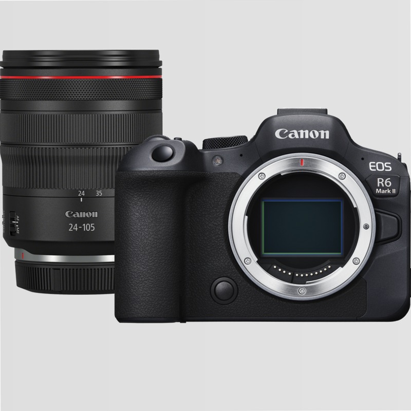 Fotocamera Mirrorless Canon EOS R6 Mark II + Obiettivo RF 24-105mm F4 L IS USM 4f/