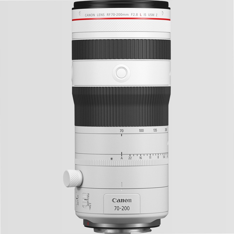 Obiettivo Canon RF 70-200mm F2.8 L IS USM Z, Bianco 140mm 5.6f/