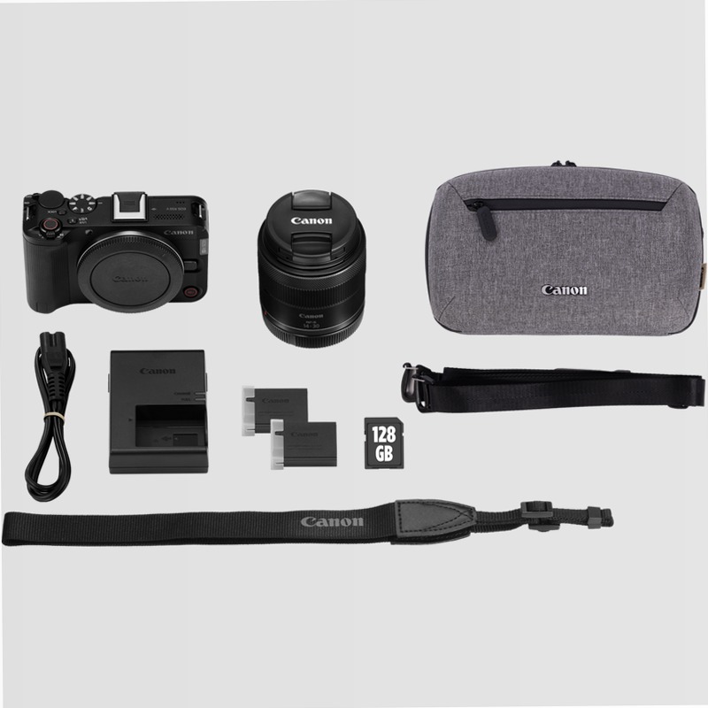 Videocamera Mirrorless Canon EOS R50 V + Obiettivo RF-S 14-30mm 4f/