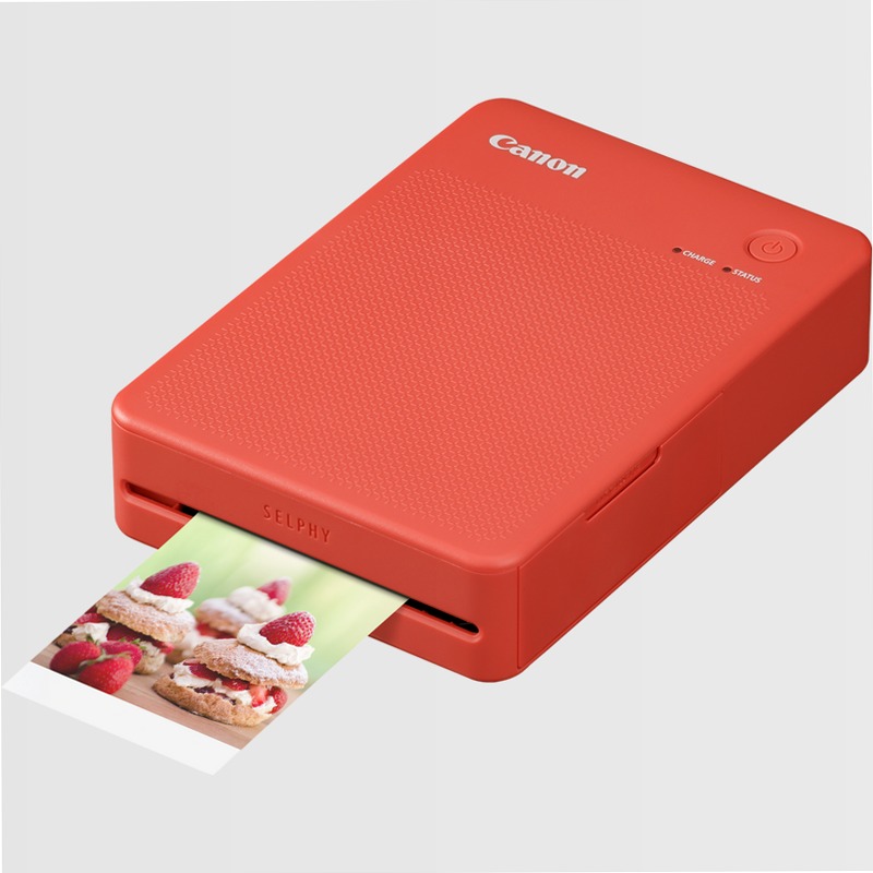 Stampante fotografica portatile Canon SELPHY QX20 rosso terracotta 40ppm