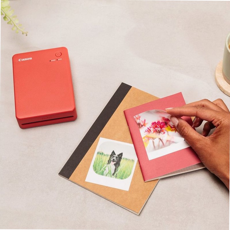 Stampante fotografica portatile Canon SELPHY QX20 rosso terracotta 40ppm
