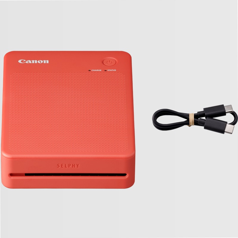 Stampante fotografica portatile Canon SELPHY QX20 rosso terracotta 40ppm