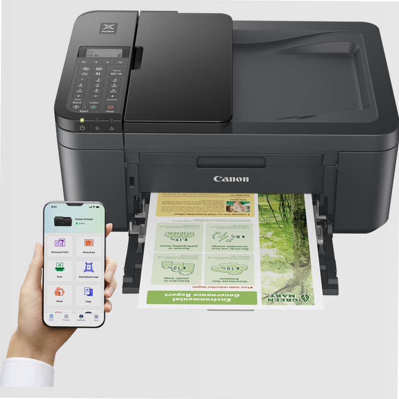 Canon PIXMA TR4755i - Stampante fotografica multifunzione 100fogli 8.8ppm
