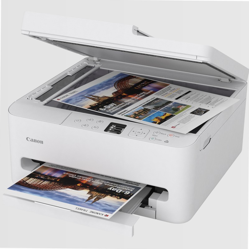 Canon PIXMA TS7550i: Stampa 3-in-1 con ADF e Display OLED 100fogli Cartucce 14ppm