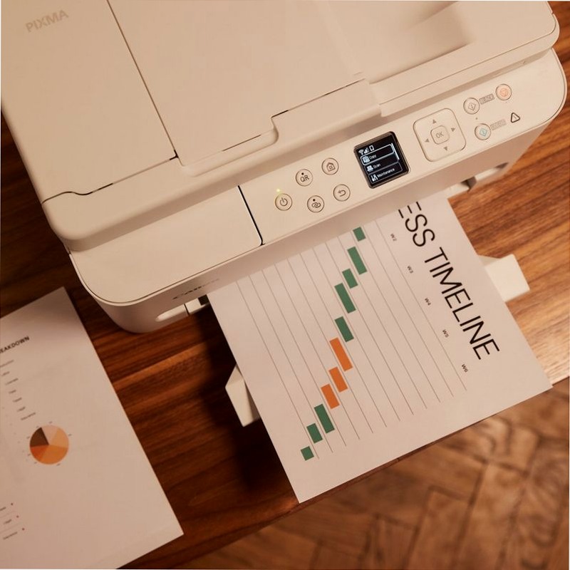 Canon PIXMA TS7550i: Stampa 3-in-1 con ADF e Display OLED 100fogli Cartucce 14ppm
