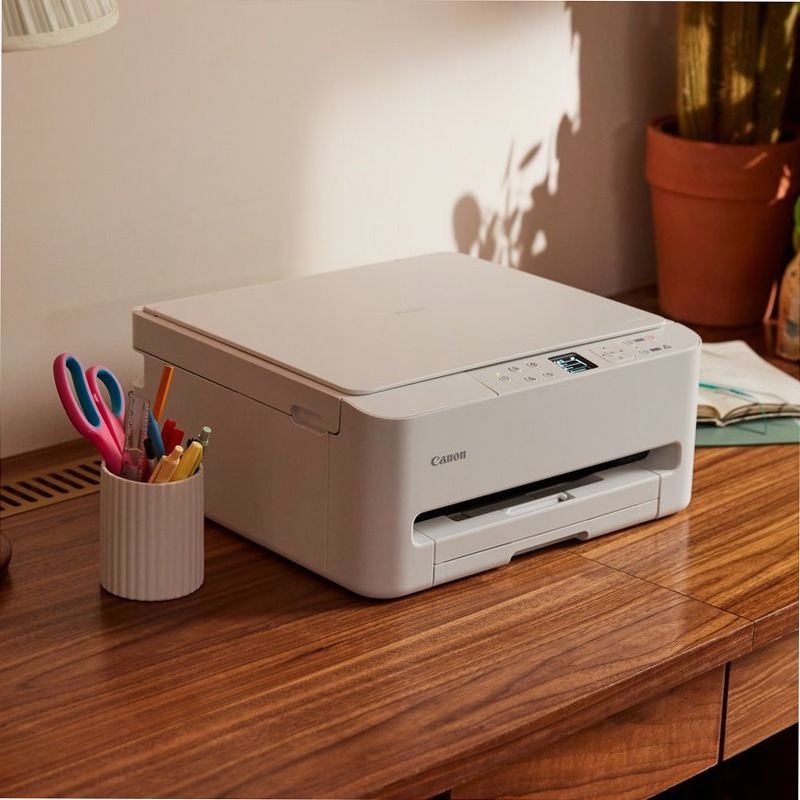 Canon PIXMA TS7550i: Stampa 3-in-1 con ADF e Display OLED 100fogli Cartucce 14ppm
