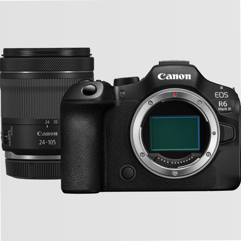 Fotocamera Mirrorless Canon EOS R6 Mark III + Obiettivo RF 24-105mm F4.0-7.1 IS STM