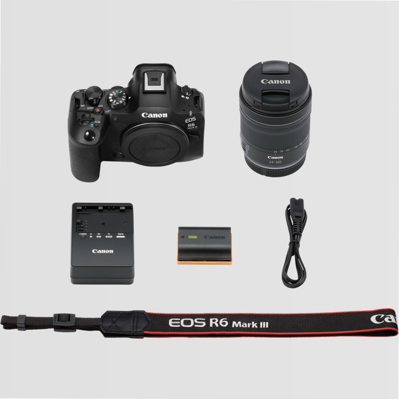 Fotocamera Mirrorless Canon EOS R6 Mark III + Obiettivo RF 24-105mm F4.0-7.1 IS STM