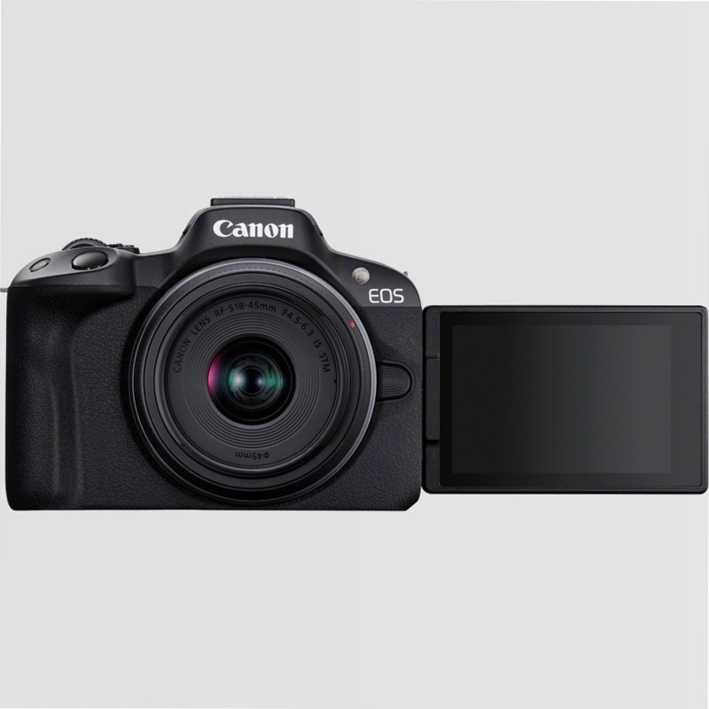 Fotocamera Mirrorless Canon EOS R50 + Obiettivo RF-S 18-45mm