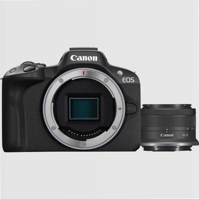 Fotocamera Mirrorless Canon EOS R50 + Obiettivo RF-S 18-45mm