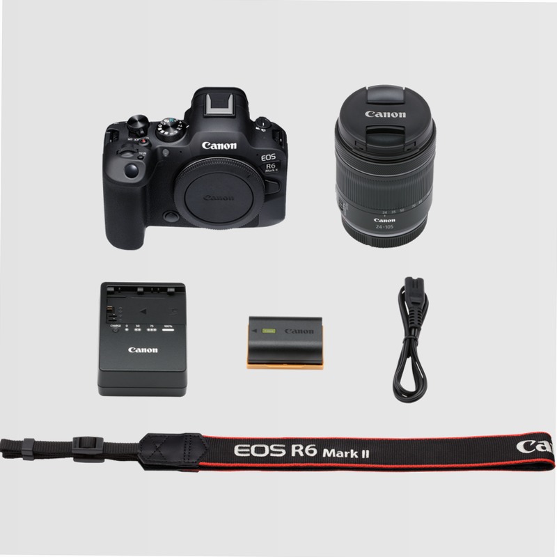 Fotocamera Mirrorless Canon EOS R6 Mark II + Obiettivo RF 24-105mm F4-7.1 IS STM 4f/