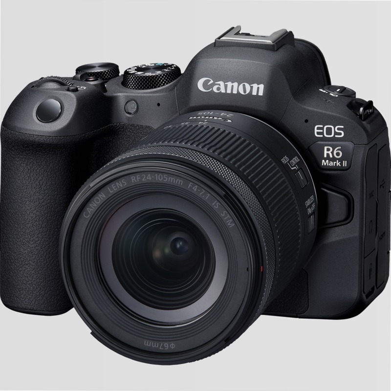 Fotocamera Mirrorless Canon EOS R6 Mark II + Obiettivo RF 24-105mm F4-7.1 IS STM 4f/