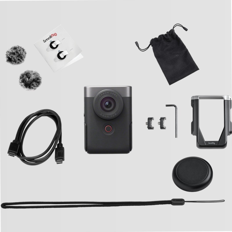 Canon PowerShot V10 - Videocamera Tascabile per Vlogging 2.8f/