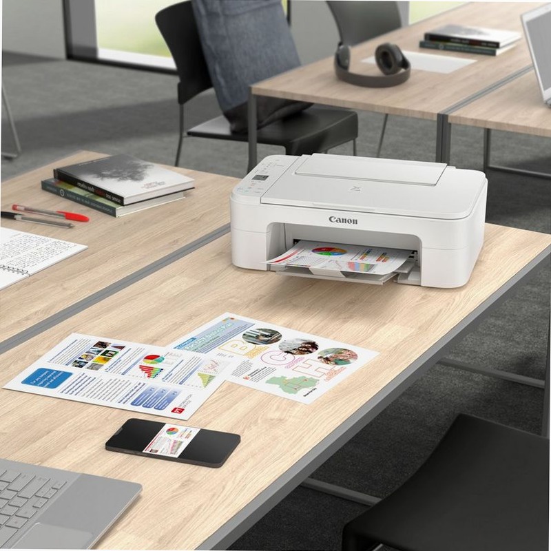 Stampante Canon PIXMA TS3351 Inkjet - Bianca 60fogli 7.7ppm