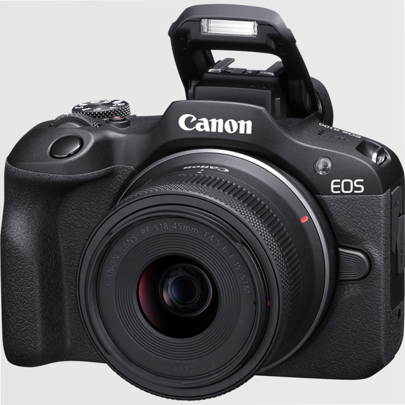 Fotocamera Mirrorless Canon EOS R100 + Obiettivo RF-S 18-45mm