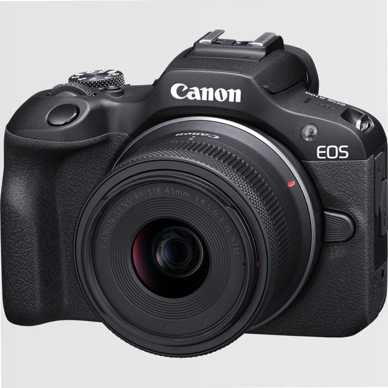 Fotocamera Mirrorless Canon EOS R100 + Obiettivo RF-S 18-45mm