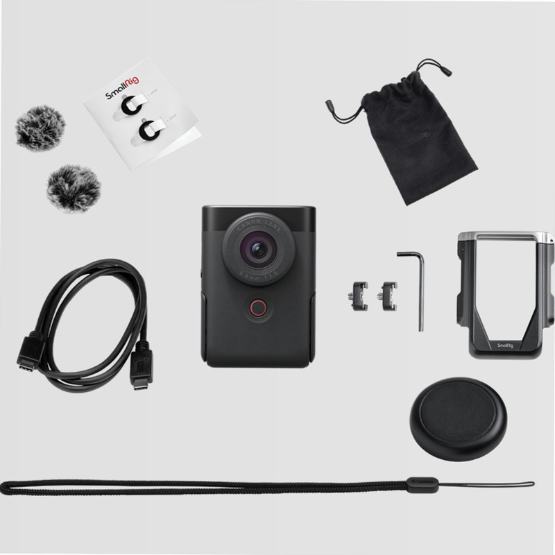 Canon PowerShot V10 - Videocamera Tascabile per Vlogging 2.8f/