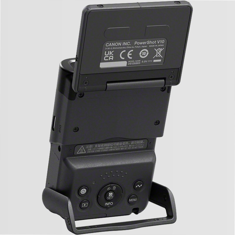 Canon PowerShot V10 - Videocamera Tascabile per Vlogging 2.8f/