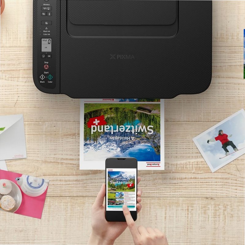 Stampante fotografica Canon PIXMA TS3750i - Nero Inkjet Cartucce