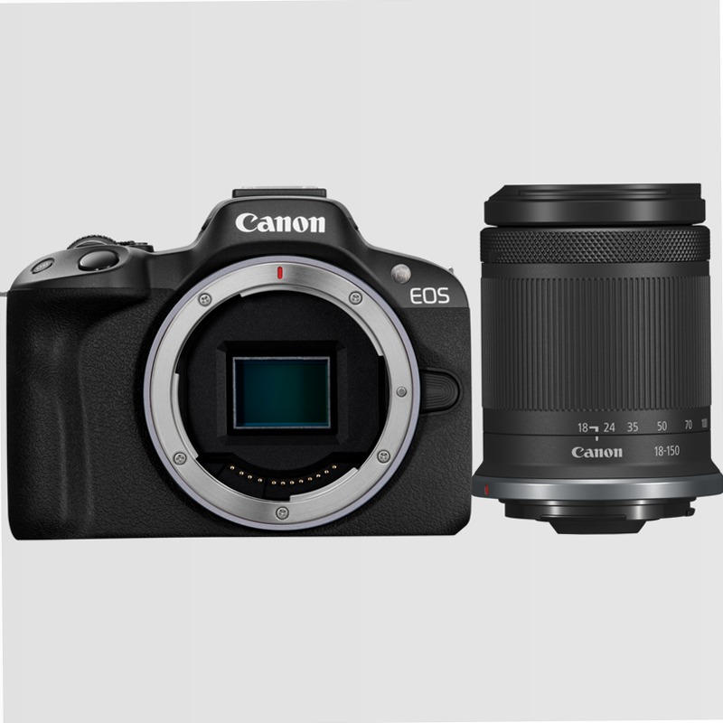 Fotocamera Mirrorless Canon EOS R50 + Obiettivo RF-S 18-150mm