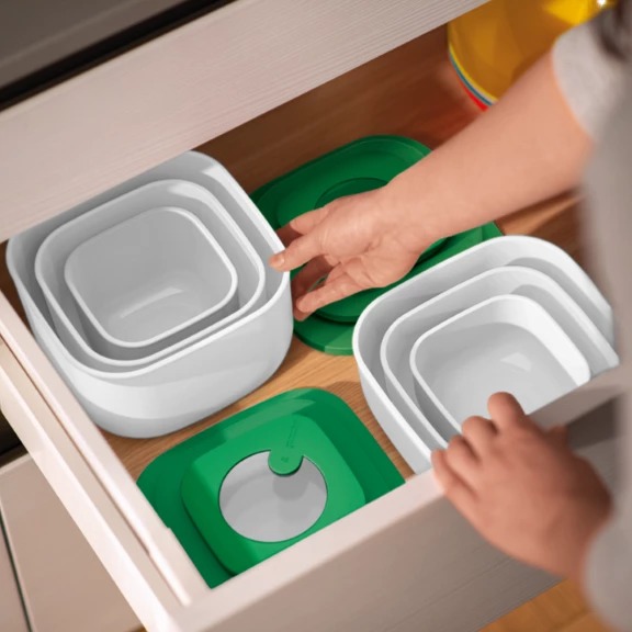Tris Contenitori per alimenti Bimby