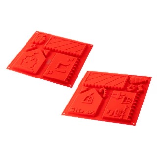 Stampo per omino pan di zenzero e bastoncini di zucchero