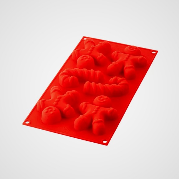 Stampo per omino pan di zenzero e bastoncini di zucchero